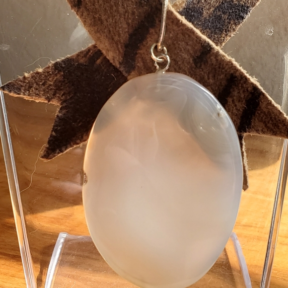 ROAR!!🐅TIGER STRIPED PIGSKIN LEATHER STONE CHOKER - Picture 7 of 8